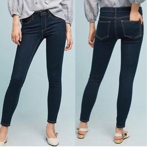 🤍 EUC Like New Pilcro Anthropologie Serif Skinny HR Jeans